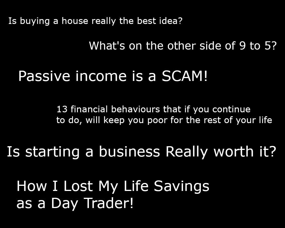 Adams2sense-highlight-board Adam's 2 Sense description of some topics that he discusses on his Youtube channel.